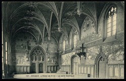 Belgien, Bruges, Rathaus - Gotische Halle, als Feldpost '21.7.15' ...