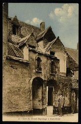 Belgien, Mechelen, Gebäude-Ansicht, als Feldpost '20.2.17' nach ...