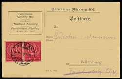 108500: Allemagne occidentale, zone de code postal W-85, 850 Nuremberg - Official stamps