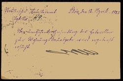 Deutsches Reich Dienstpost-Karte aus Plön 14.4.23, adressiert nach ...