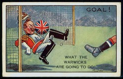 I. WK, antideutsche Propagandakarte aus England aus der Zeit ca. ...