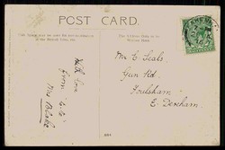 I. WK, antideutsche Propagandakarte aus England aus der Zeit ca. ...