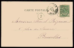 Belgien, hier Karikatur-Karte gegen England im Burenkrieg, gest. ...