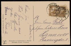 Wilsede, Wohnstube im Heidemuseum, gelaufen 'Lüneburg 21.7.22', gute ...