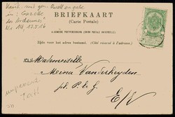 Belgien, Karikatur-Karte gegen den engl. Politiker Kitchener, aus der ...