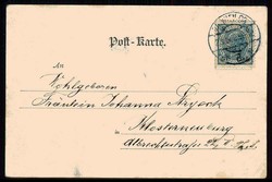 Österreich, Werbekarte des deutschen Volk-Gesangvereines, mit Noten ...