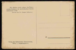 Österreich um 1900, Fotokarte von 'Dr. Caspar Schwarz, dem Gründer ...