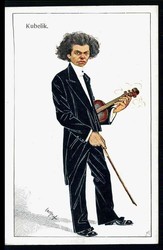 Österreich bis 1914, Humor-Karte, hier 'Kubelik', sauber ungebraucht ...