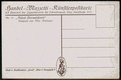 Österreich, Künstlerpostkarte Handel-Mazetti, des Vereins der ...