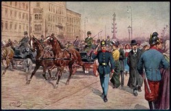 Kino, Werbekarte für den Film 'Prater' Wien 1914 - 1918, Kino Kern ...