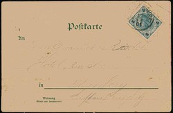 Bismarck-Verehrung im Deutschen Reich, hier 'Kunst-Karte mit ...