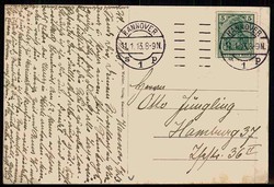 Hannover, Bismarck-Säule, dort gelaufen '11.1.13' nach Hamburg, gute ...