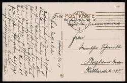 Halberstadt, Bismarckturm, gelaufen als Feldpost 'Halberstadt April ...