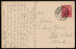 Grünau/Berlin, Bismarckwarte, gelaufen 'Grünau 26.8.21', gute ...