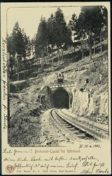 Bismarck-Verehrung im In- und Ausland, hier: 'Bismarck-Tunnel der ...