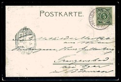 Bismarck-Trauer, Trauerkarte auf den Tod des 'eisernen Kanzlers', der ...