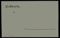 Gedenkkarte 'Bismarcks Feier der Darmstädter Studentenschaft', wohl ...