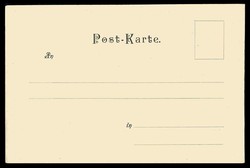 Seltene Erinnerungskarte 'Der Gang der Ostmärker zum Sarge Bismarcks ...