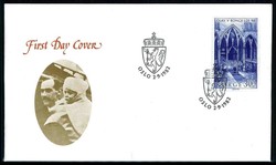 25 Jahre Regentschaft von König Olaf V. 1982, sauber auf amtl. ...