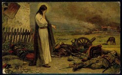 I. WK, Degi-Gemälde, Karte 429 'Herr, lass es genug sein! Gib uns ...