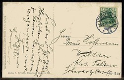 Zeppelin kommt! Künstler-Karte von Thiele, gelaufen Berlin 28.8.09, ...