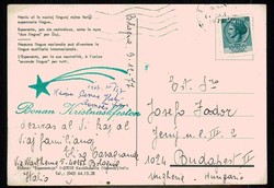 Esperanto, historische Karte für die weltweite Kunstsprache, hier ...