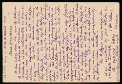 Esperanto, historische Karte für die weltweite Kunstsprache, hier ...