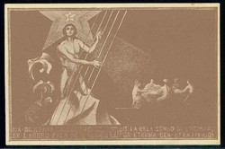 Esperanto, historische Karte für die weltweite Kunstsprache, hier ...