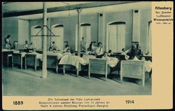 Ausbildung, Kindergarten, Schule usw., HIER 'Ein Schlafsaal der ...