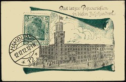 12.12.12, Gedenkkarte zu dem seltenen Datum, gelaufen Hamburg an ...