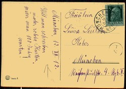 12.12.12, Gedenkkarte zu dem seltenen Datum, gelaufen München an ...