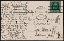 12.12.12, Gedenkkarte zu dem seltenen Datum, gelaufen München an ...