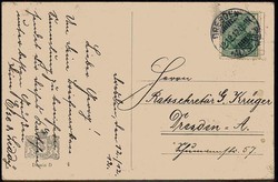 12.12.12, Gedenkkarte zu dem seltenen Datum, gelaufen Dresden an ...