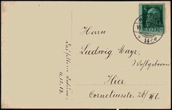 11.12.13, Gedenkkarte zu dem seltenen Datum, gelaufen München an ...