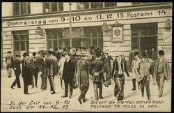 11.12.13, Gedenkkarte zu dem seltenen Datum, gelaufen Berlin an ...