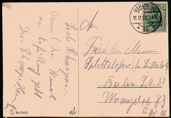 11.12.13, Gedenkkarte zu dem seltenen Datum, gelaufen Berlin an ...