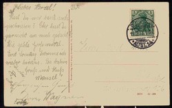 11.12.13, Gedenkkarte zu dem seltenen Datum, gelaufen Dresden an ...