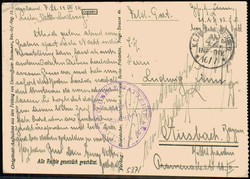 I. WK, Flüchtlings-Thematik, hier 'Auf der Flucht vor den Kosacken', ...