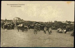 I. WK, Flüchtlings-Thematik, hier 'Die ausgewiesenen Einwohner von ...