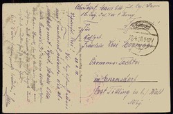 I. WK, Flüchtlings-Thematik, hier 'In die Heimat zurückgekehrte ...