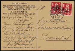 I. WK, Flüchtlings-Thematik, hier 'Zentral-Komitee', gelaufen ...