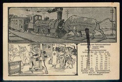 Sozialkritik im Kaiserreich, AK aus der Zeit um 1898 bis 1910, hier ...