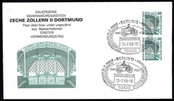80 Pf. Sehenswürdigkeiten 'Zeche Zollern II. Dortmund' 1987, im ...
