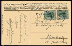 Uglei bei Eutin, Fotokarte mit Uglei-See, gelaufen Uglei 1909, gute ...