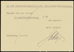 Alte Firmen-Werbekarte, hier 'Werbung der Maximilian-Apotheke in ...