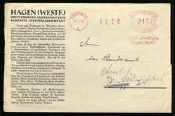 Hagen in Westfalen, dekorative Werbung für 'Deutschlands ...