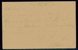 40 Pf. Postreiter Postkarte 1921, gelaufen Neuruppin, gute Erhaltung.