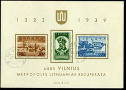 Rückgliederung-Block 1940, sauber und schön gest., Auflage nur 50 ...