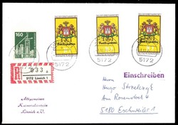 10 Pf. Tag der Briefmarke 1977, ungezähnt statt gezähnt, mit den ...