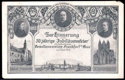 Katholischer Gesellenverein Frankfurt am Main 1912, Erinnerungskarte ...